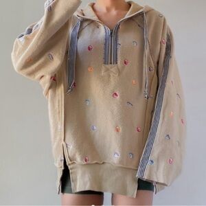 Out from Under from Urban Outfitters- Ying Yang Oversized Hoodie XS/S